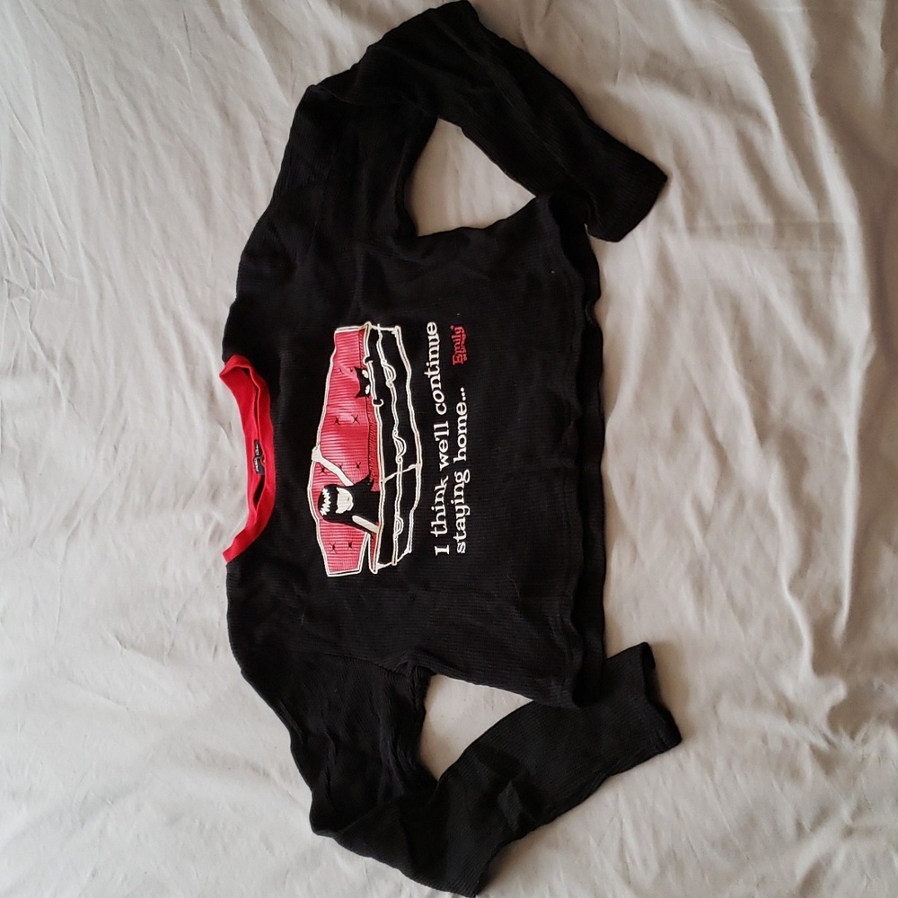 Emily The Strange cropped longsleeve Top